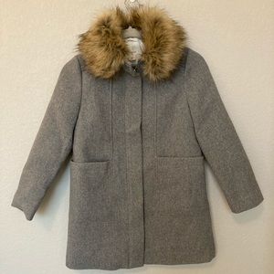 J.Crew factory grey coat!